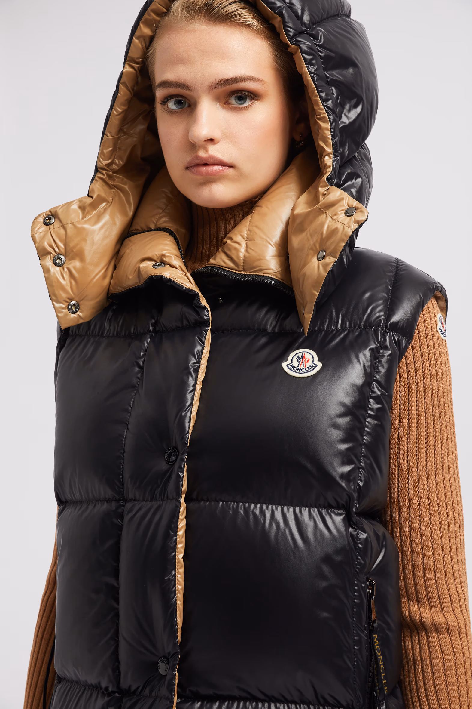 Doudoune sans manches Luzule à capuche Femmes Noir Moncler 4